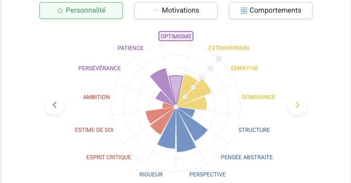 TalenToBe Manager : la lecture Personnalité